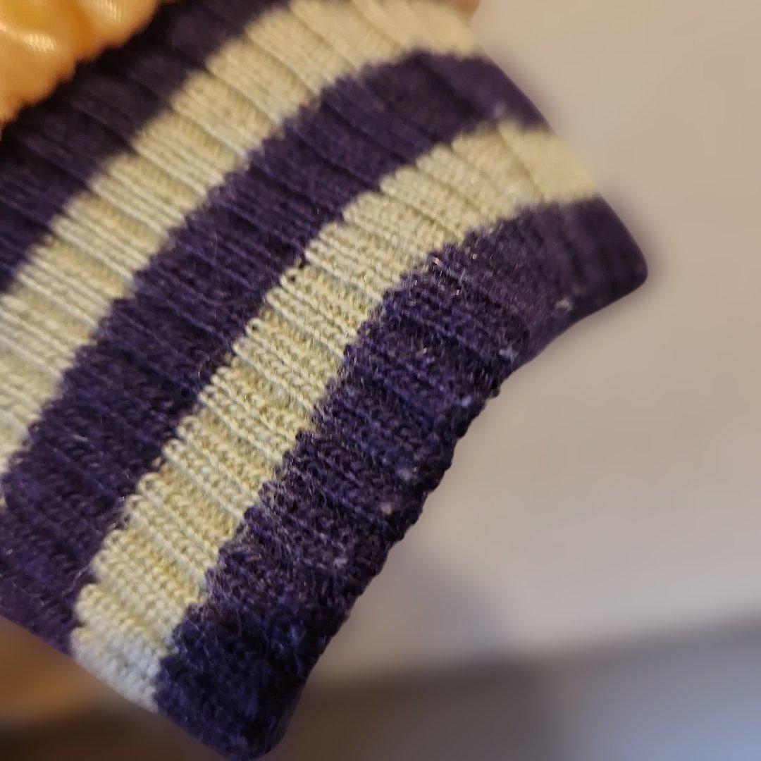 ちきりや　リバーシブル　紫と金の刺繍スカジャン