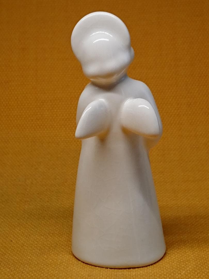 人形　天使　陶器　デンマーク　置物　インテリア　工芸品　美術品　A2653