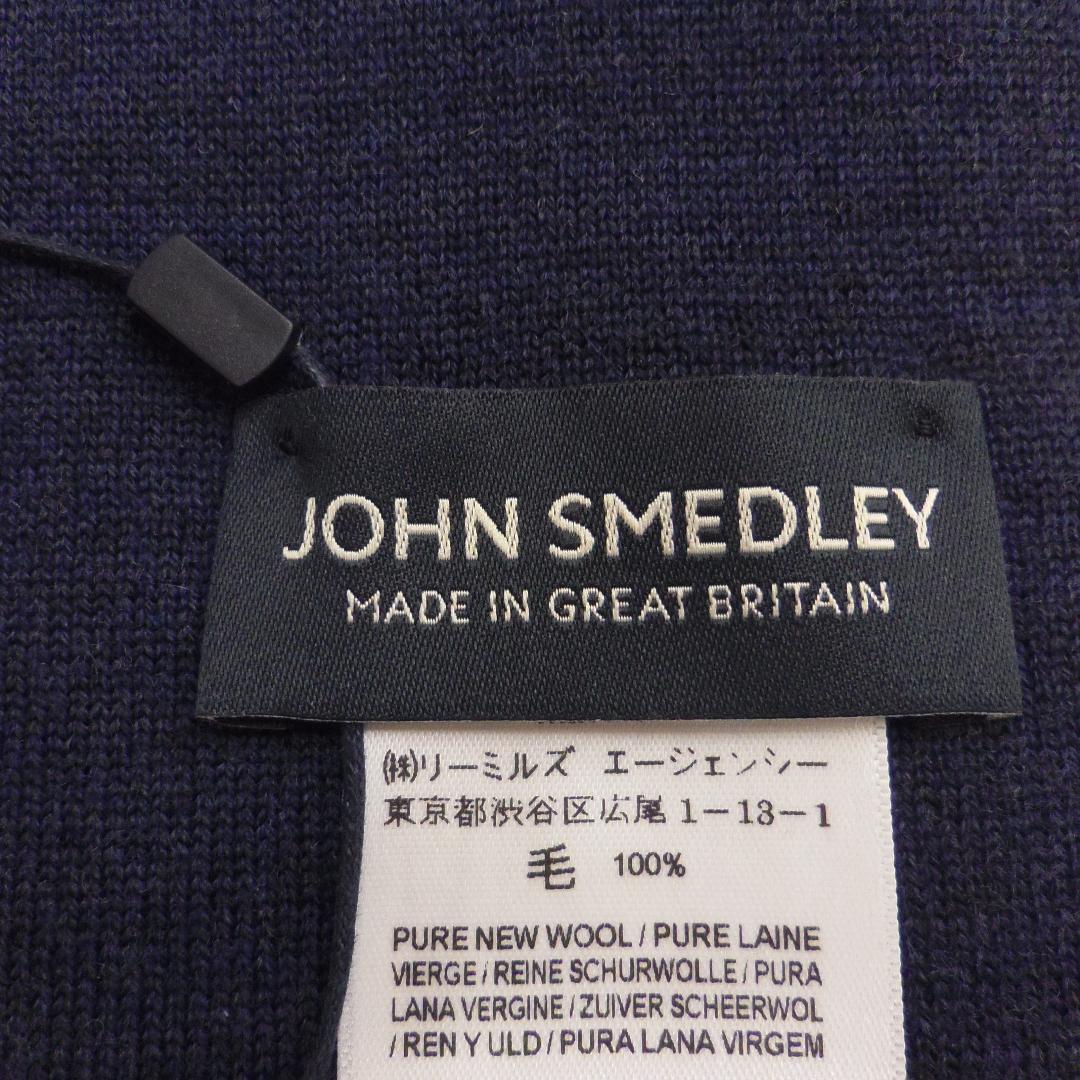 新品タグ付♡ジョンスメドレー♡マフラー ネイビーJOHN SMEDLEYショール