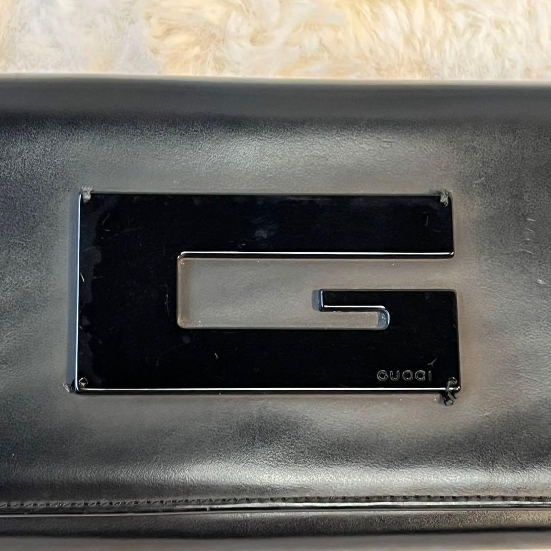 GUCCI ブラック 長財布 箱付き