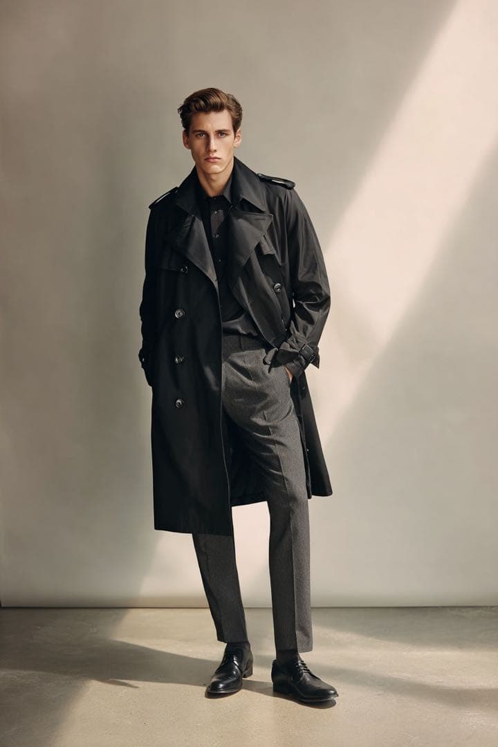 BURBERRY バーバリー トレンチ コート ノバチェック ブラック M!!