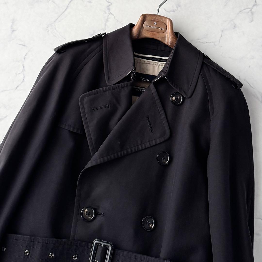 BURBERRY バーバリー トレンチ コート ノバチェック ブラック M!!