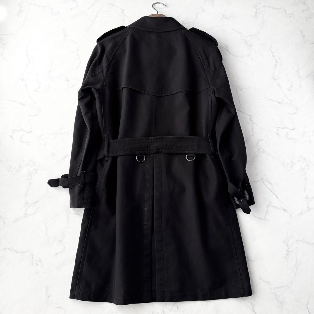 BURBERRY バーバリー トレンチ コート ノバチェック ブラック M!!