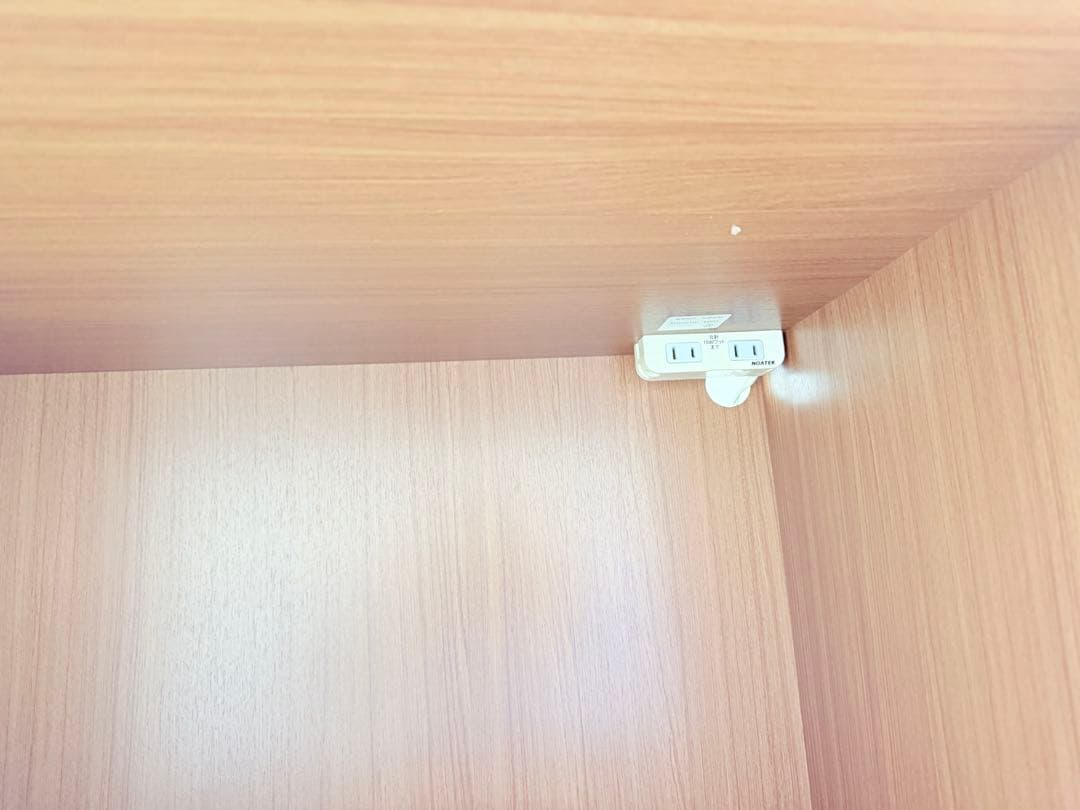 ライトウッド仕上げの　レンジボード スリムタイプ