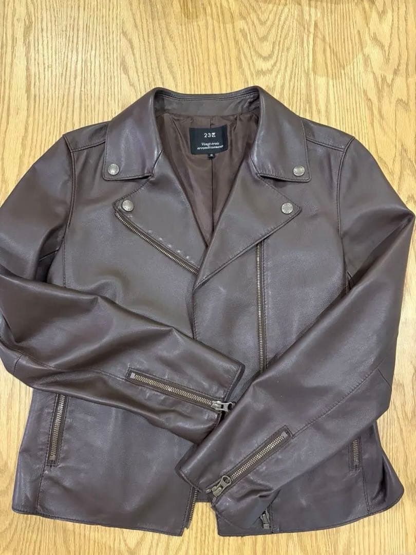 23区　レザージャケット サイズ38