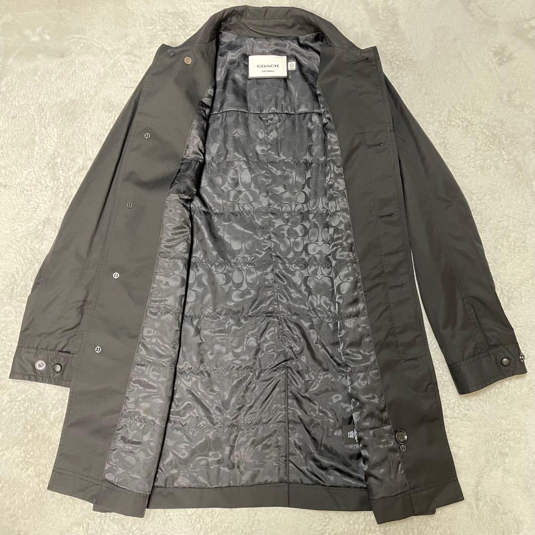 【未使用】 COACH ブラック トレンチコート