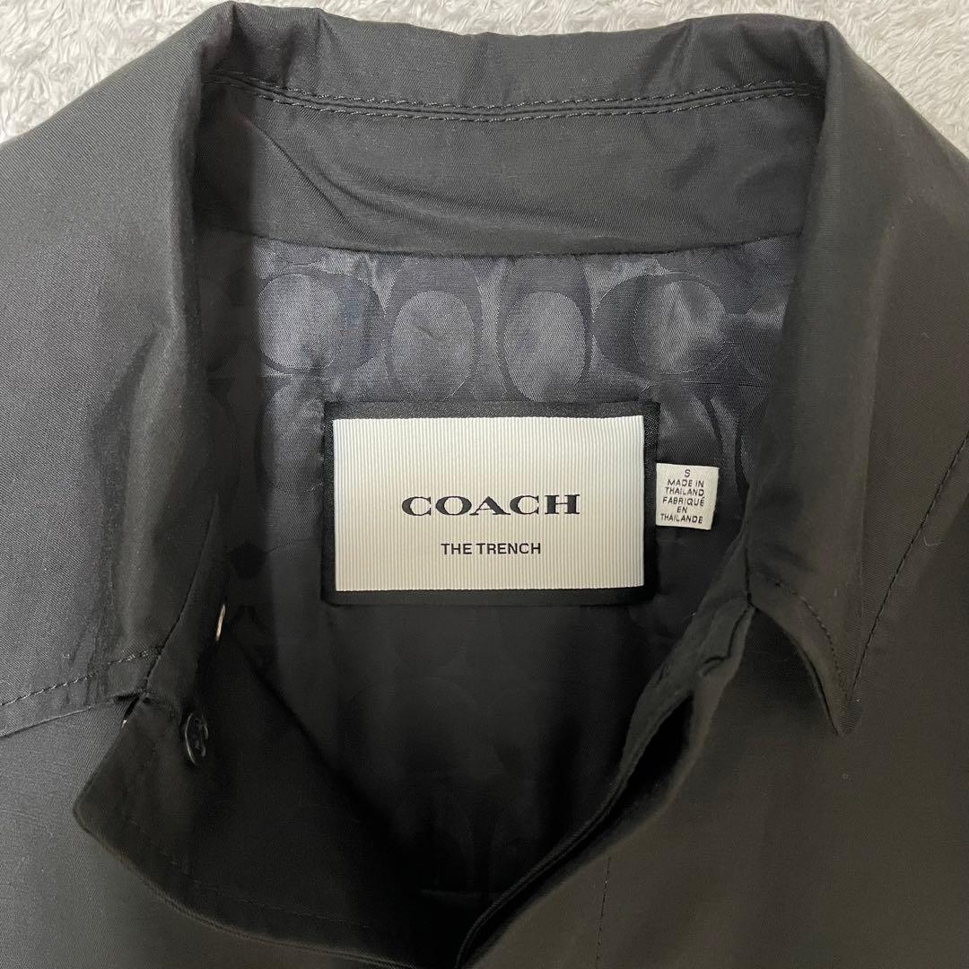 【未使用】 COACH ブラック トレンチコート