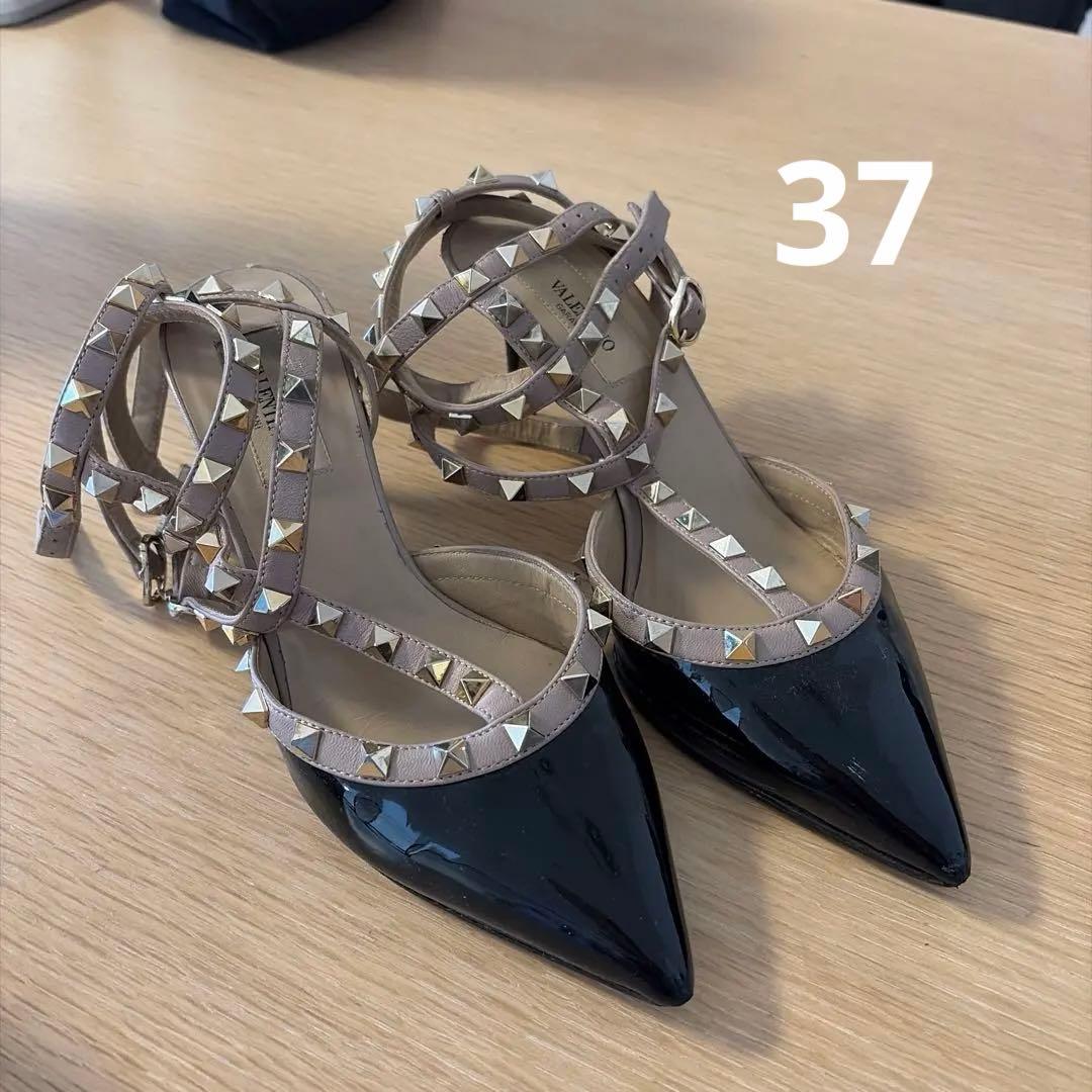 Valentino ロックスタッズヒール　37 (65mm)