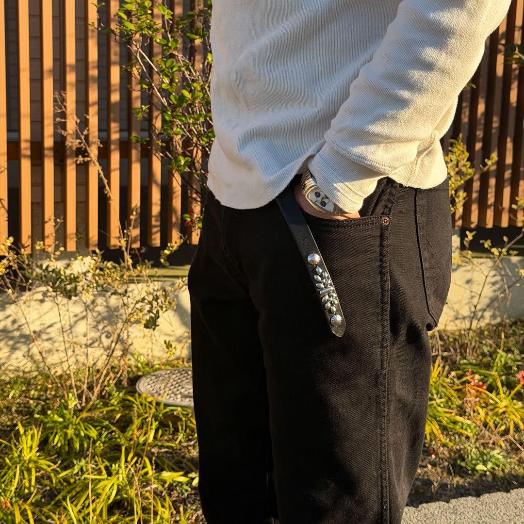 7*様 スタッズナローベルトnative 18mm115cm