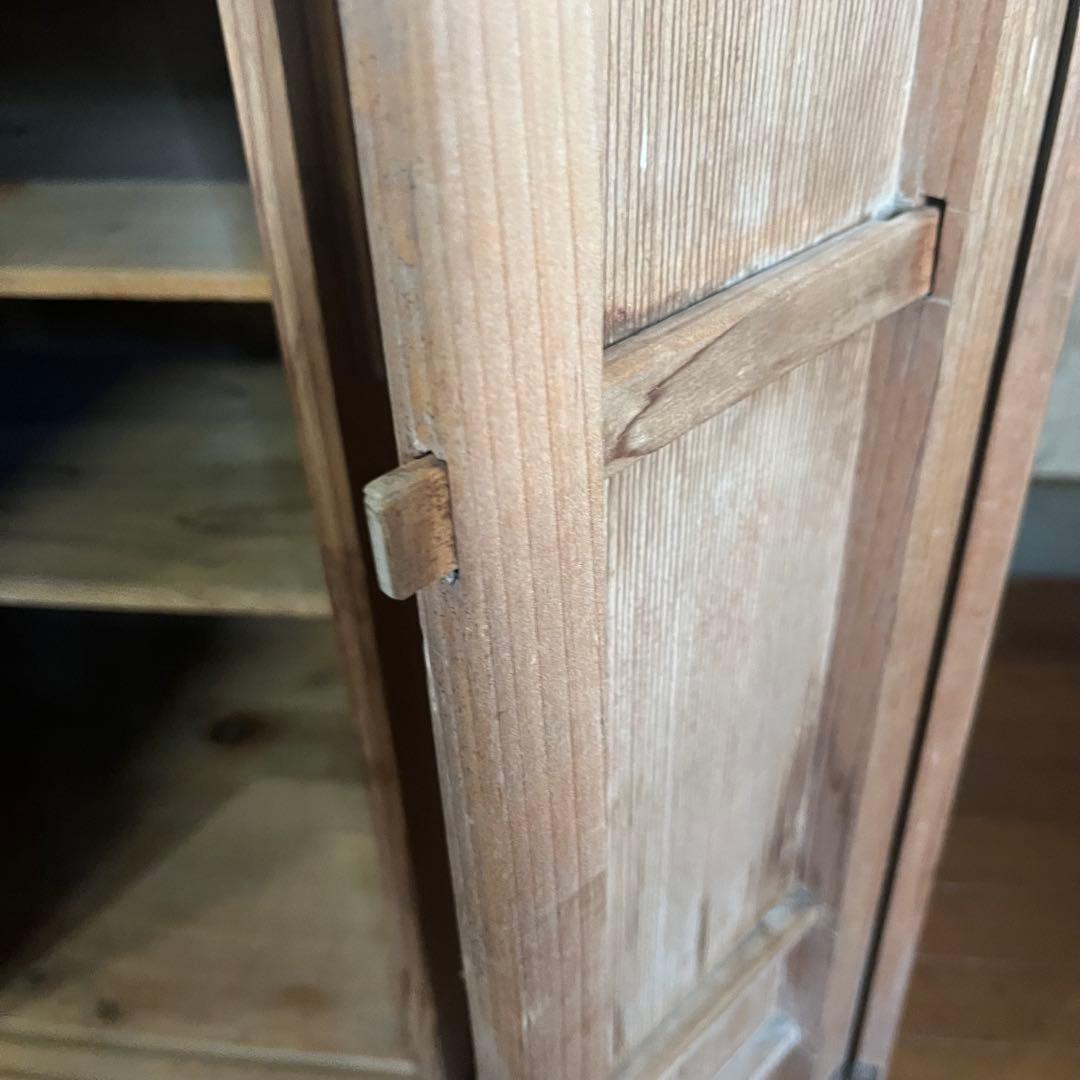 【アンティーク】木製 棚 チェスト 下駄箱 飾り棚 戸棚 古民家 古家具 古道具