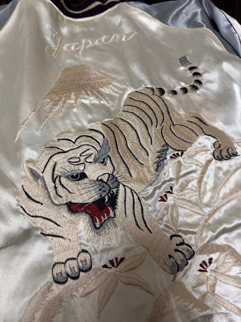 美品 ２面用 テーラー東洋 虎 富士山 日本限定 スカジャン vintage