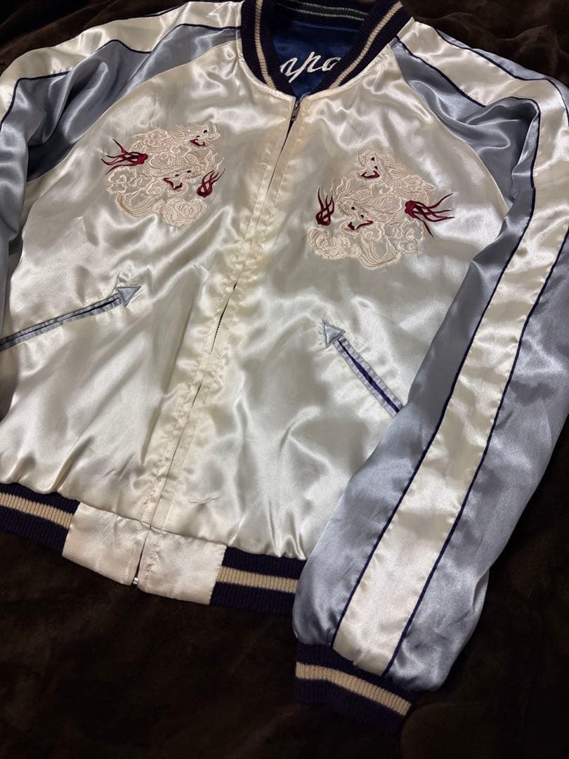 美品 ２面用 テーラー東洋 虎 富士山 日本限定 スカジャン vintage