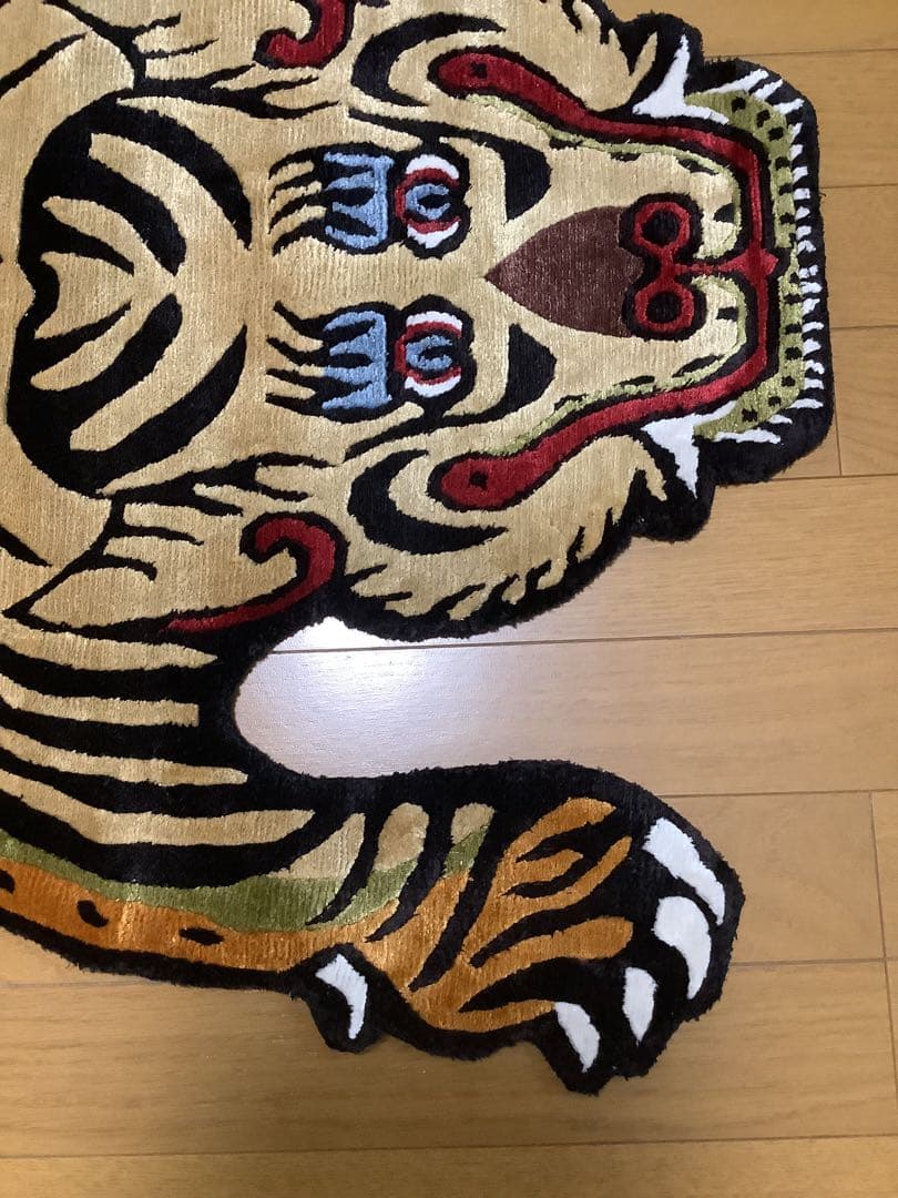 SALE 『本物』 シルク　チベタンタイガー　Lサイズ　約145cm 35