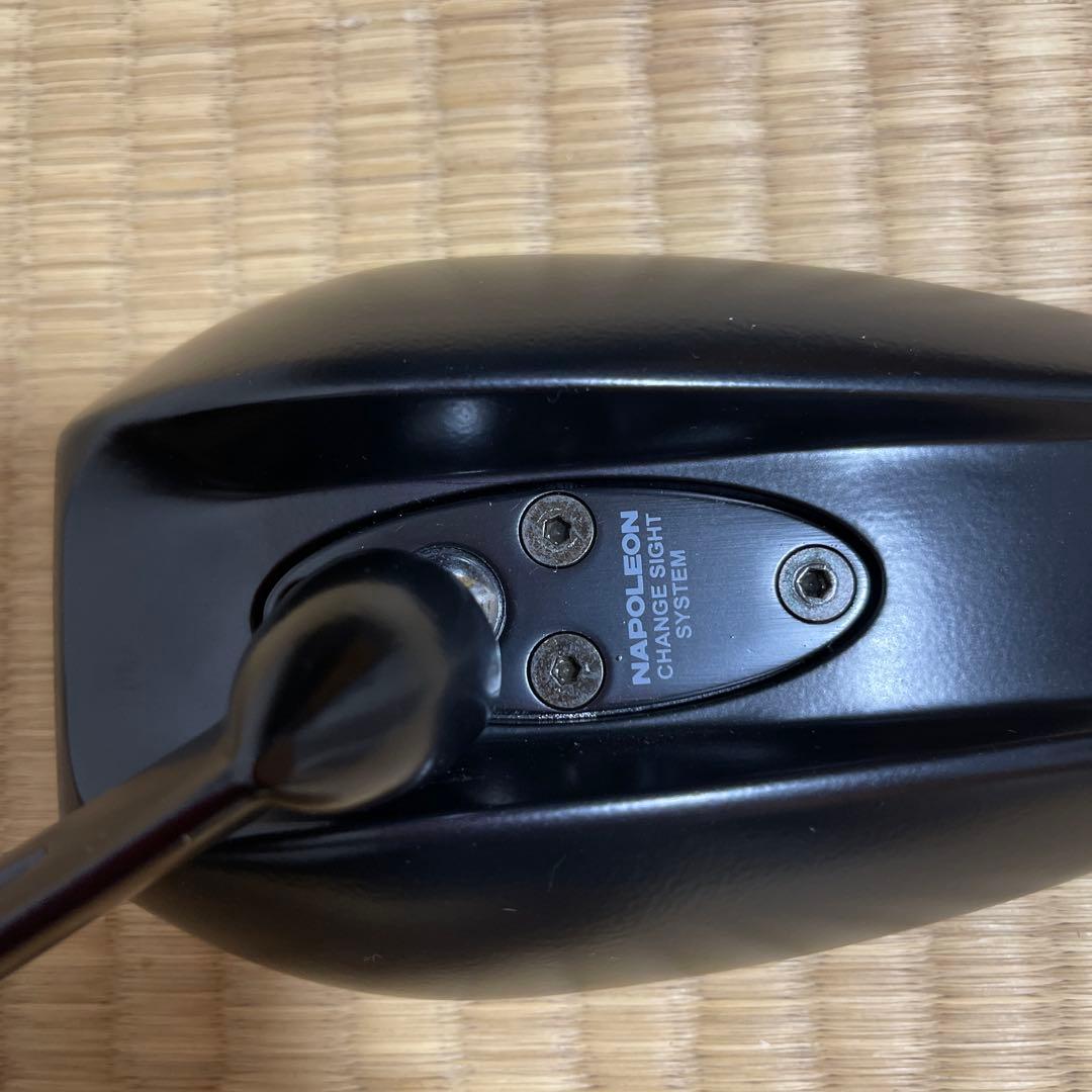 タナックス （TANAX） ナポレオン シャークミラー4 ブラック　2本セット