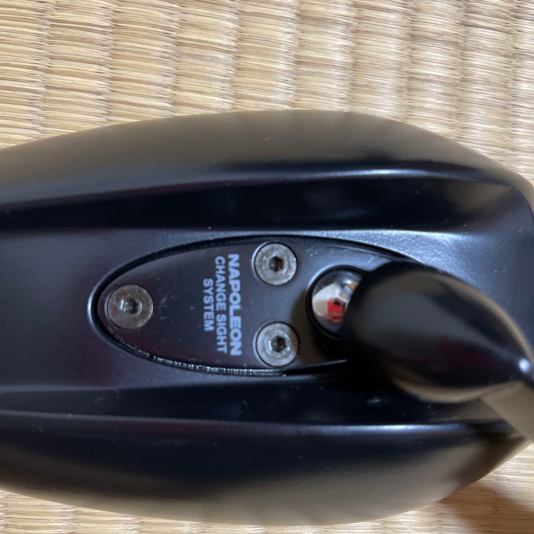 タナックス （TANAX） ナポレオン シャークミラー4 ブラック　2本セット