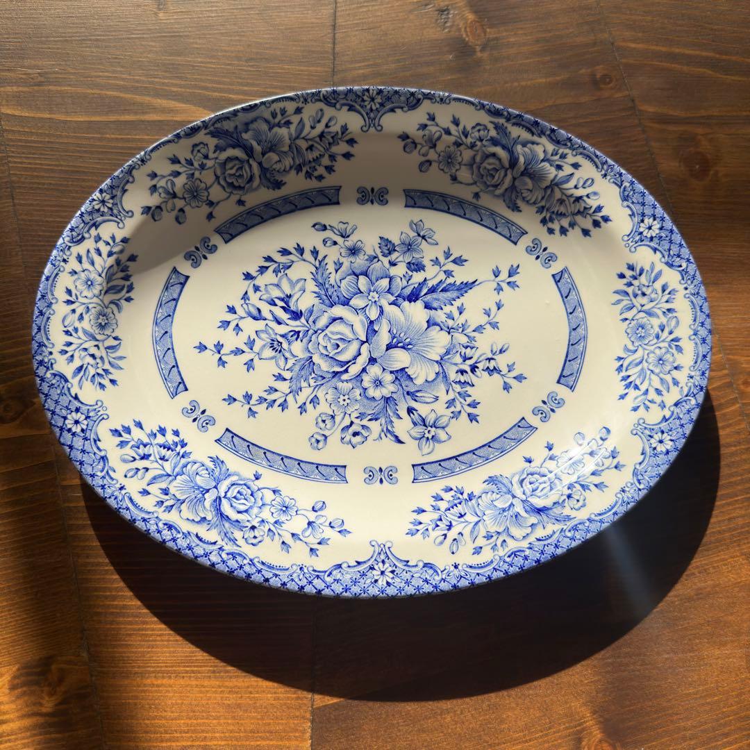 スタッフォードシャー製 イギリス アンティーク 皿