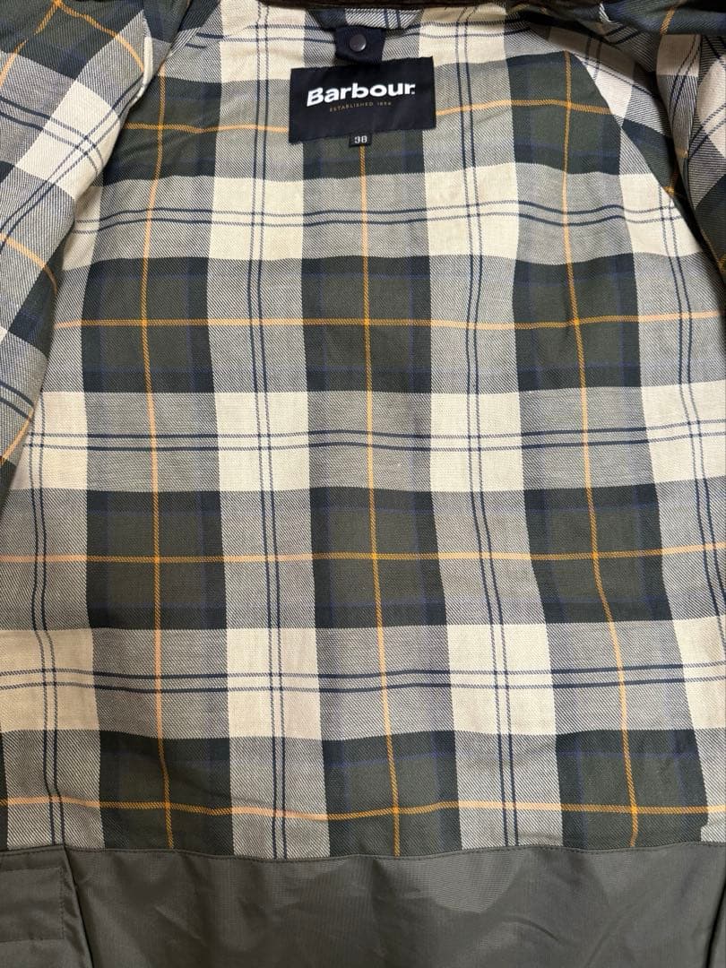 Barbour/バブアー 別注 BEDALE OS Sleeve 38 セージ