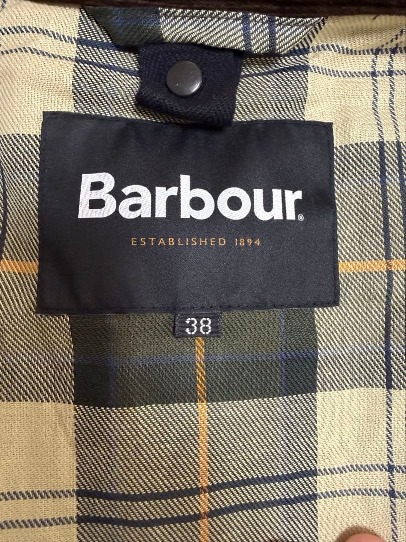 Barbour/バブアー 別注 BEDALE OS Sleeve 38 セージ