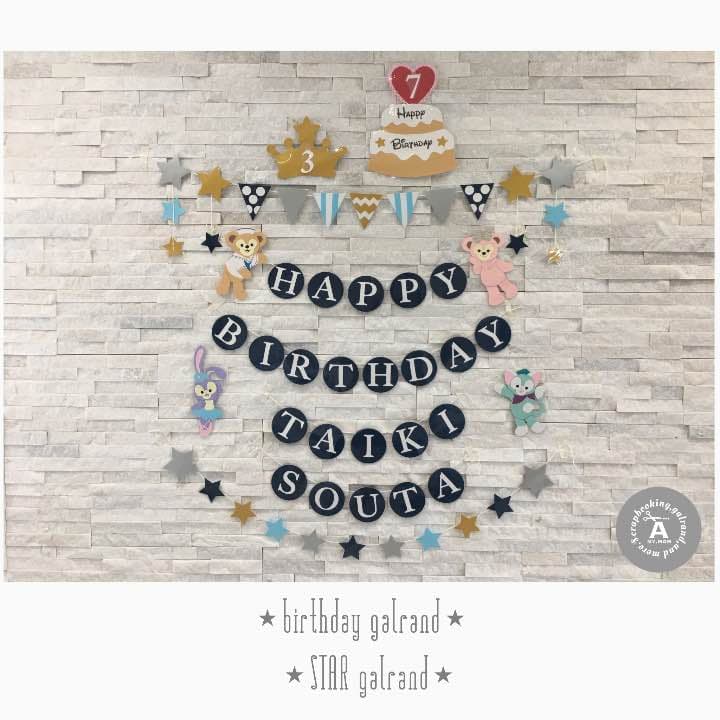 とのまり様✩⋆確認専用ページ バースデーガーランド（ネーム含む）