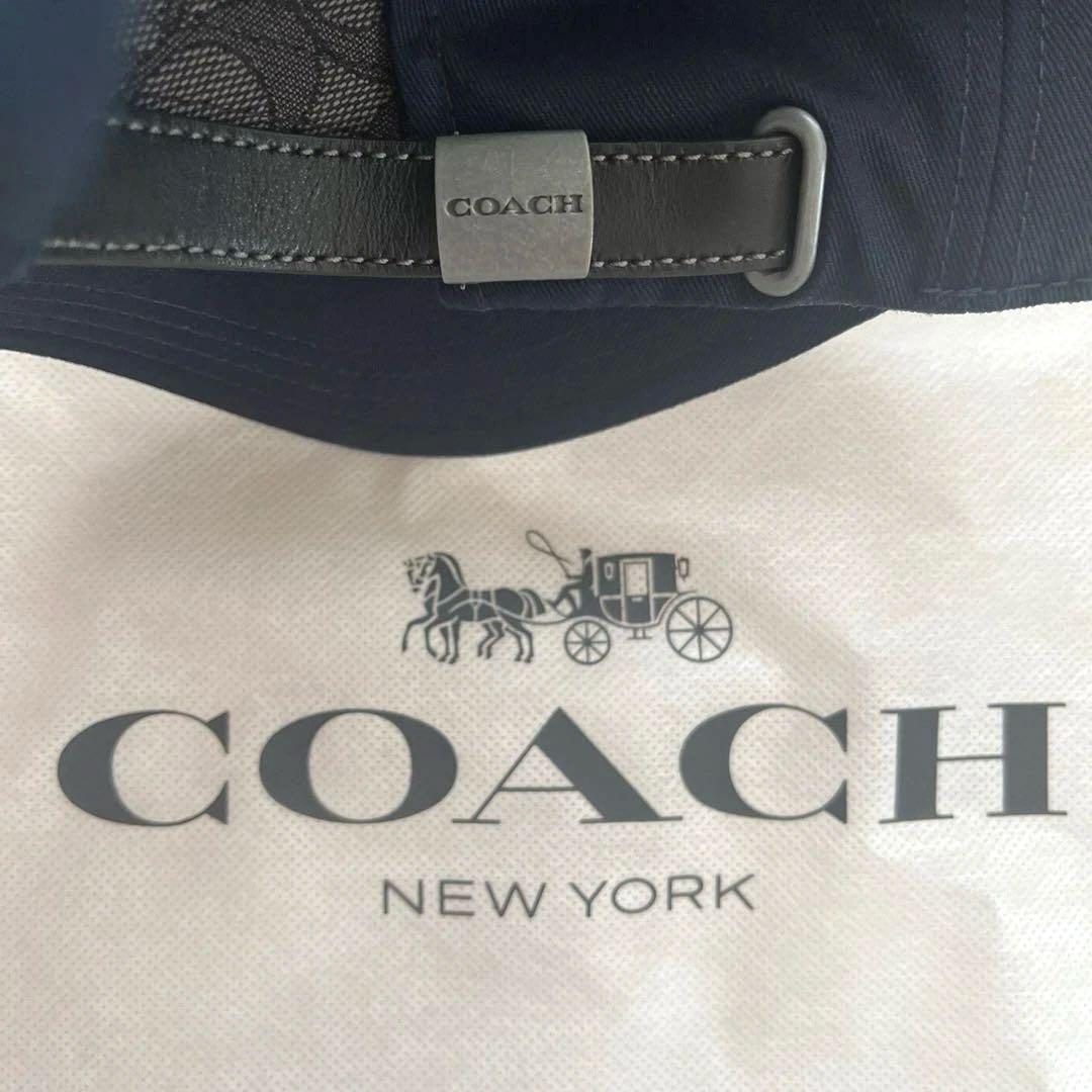 【えりこ様】COACH コーチ レディース キャップ ネイビー カジュアル