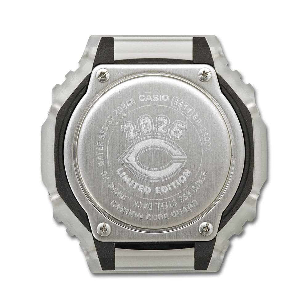 広島カープコラボG-SHOCK 2026カシオーク スケルトン外装Carp限定版