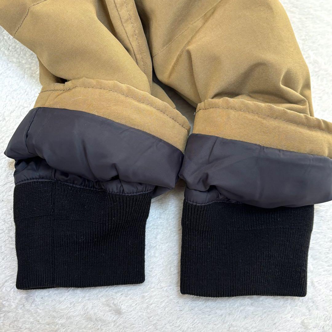 美品☆ダントン タッサー ダウンジャケット ロング タヌキファー ベージュ 36