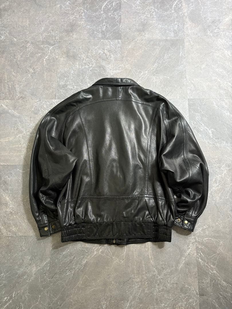 ジャケット・アウター 90s Vintage lamb leather jacket black