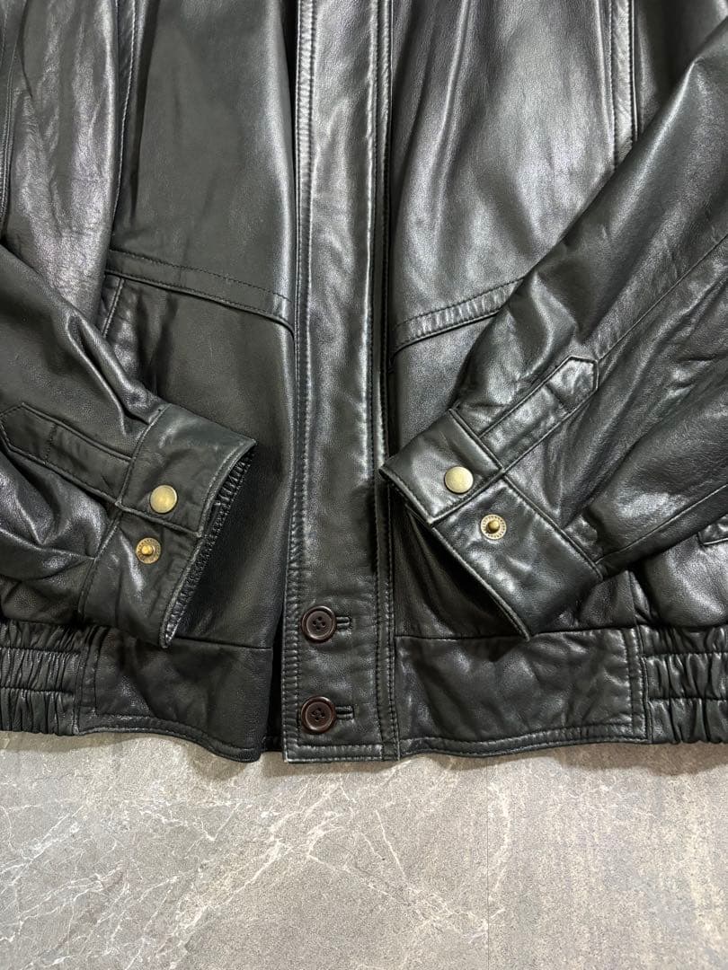 ジャケット・アウター 90s Vintage lamb leather jacket black