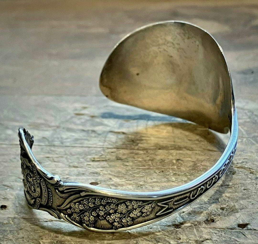 スターリングシルバー　ミズーリ州ヴィンテージスプーンバングル