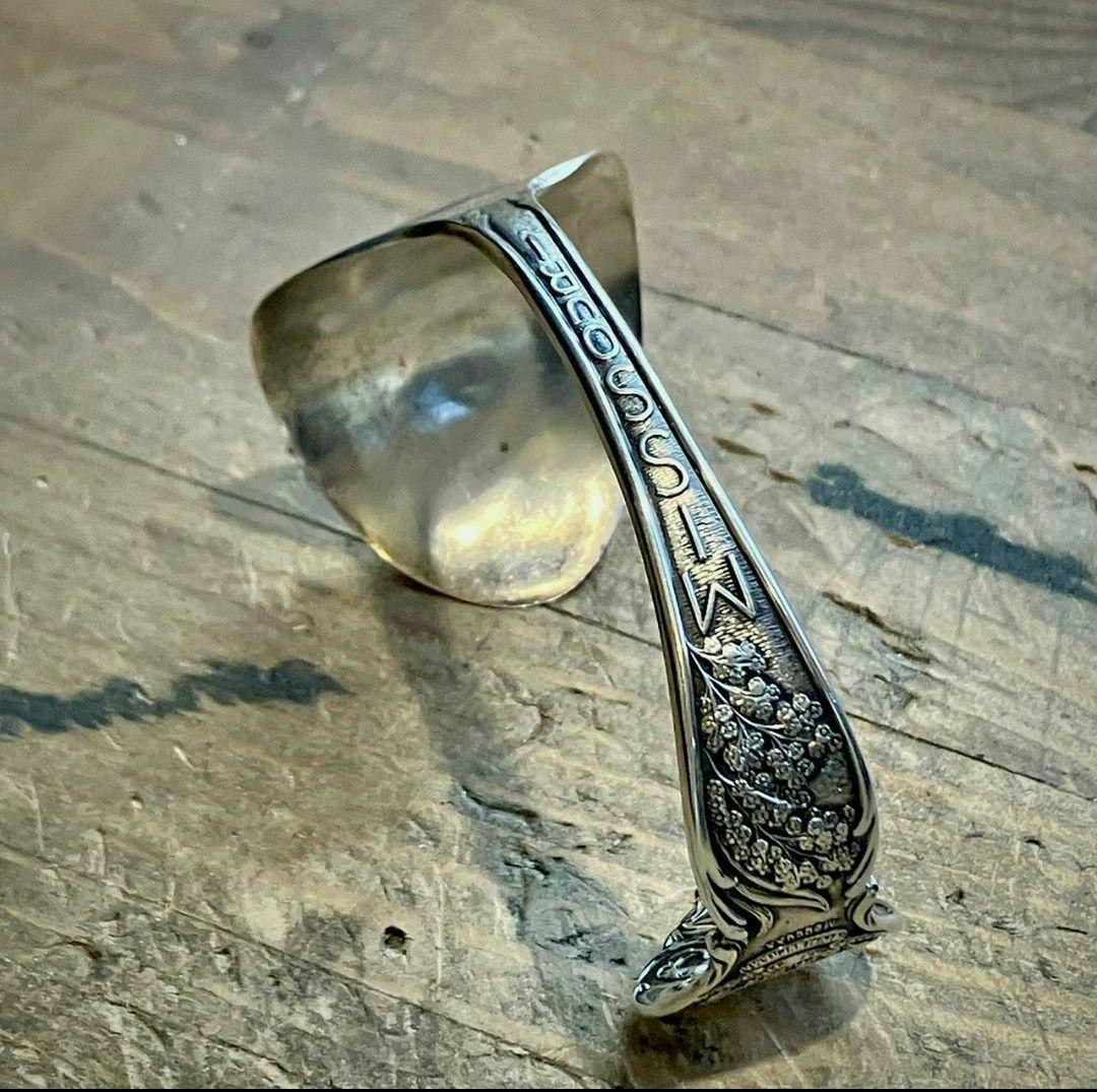 スターリングシルバー　ミズーリ州ヴィンテージスプーンバングル