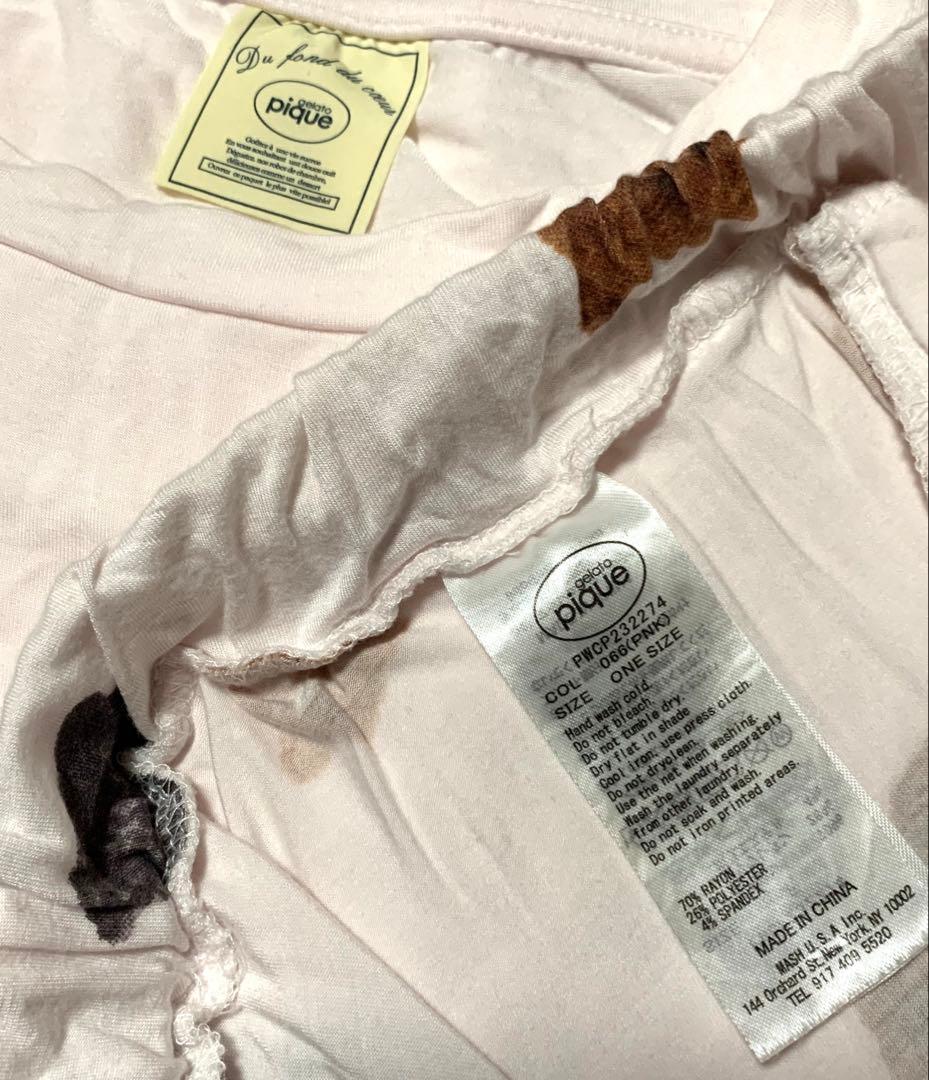 新品　gelato pique トイプードル　Tシャツ&ロングパンツセット