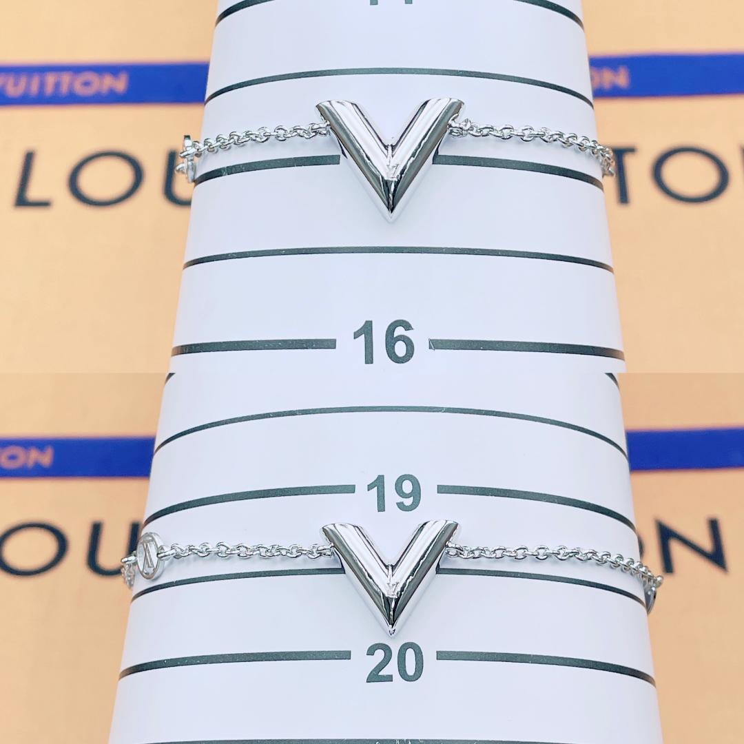 ◇ルイヴィトン◇新品仕上済 M63198 エセンシャルV ブレスレット シルバー