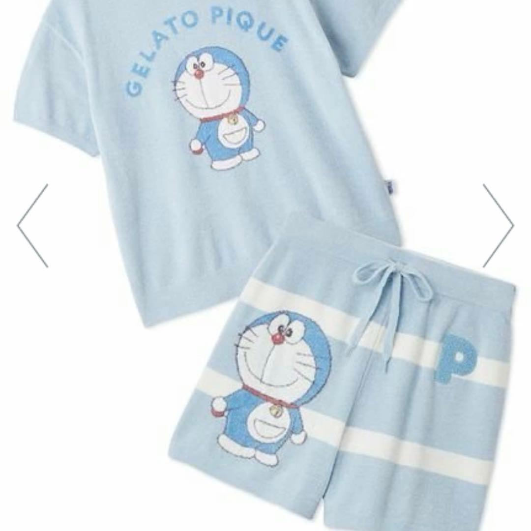 gelato pique ジェラートピケ×ドラえもん プルオーバー＆パンツセット