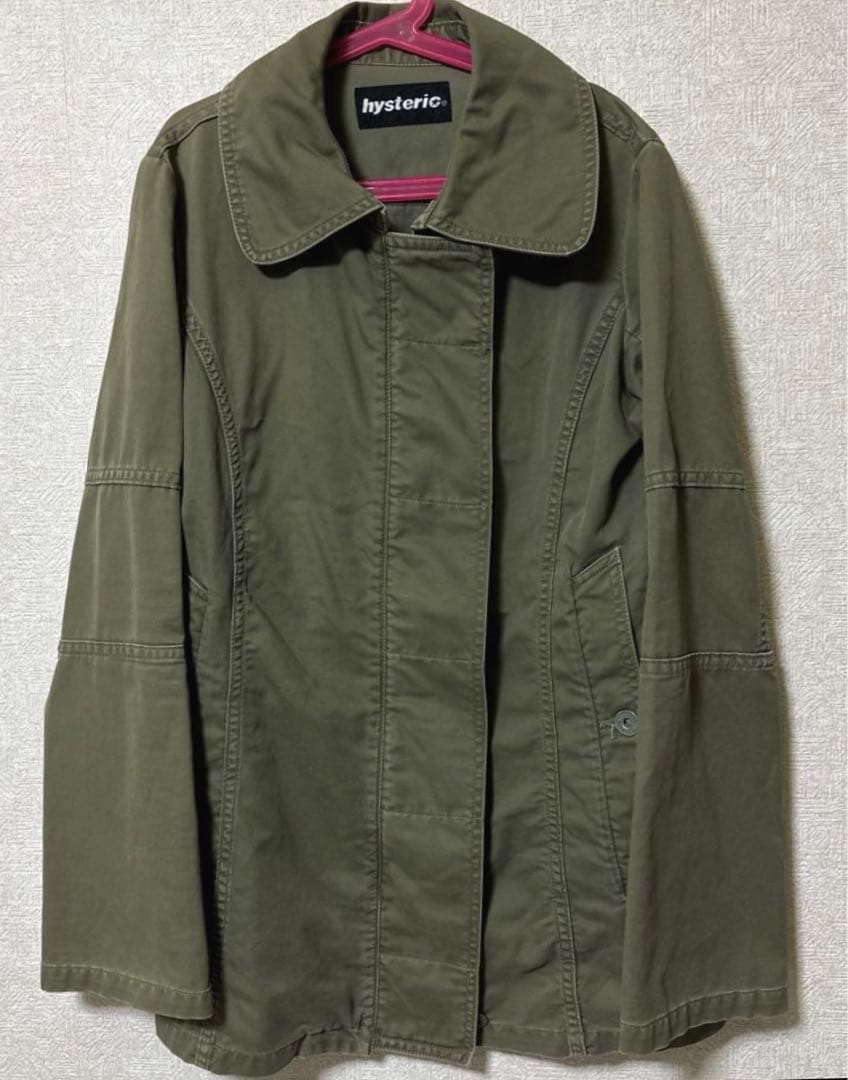 激レアヴィンテージヒステリックグラマー春ヴィンテージカバーオールミリタリーコート