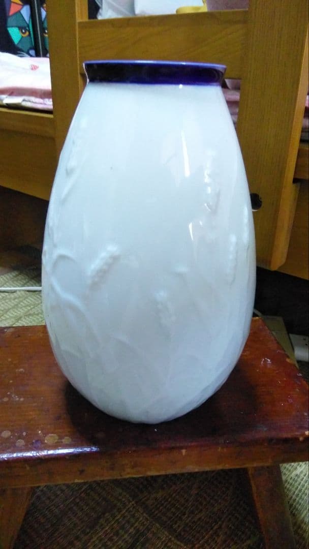 クラシカルアンティーク。☆vintage☆白磁器 花瓶 深川製☆和風モダン