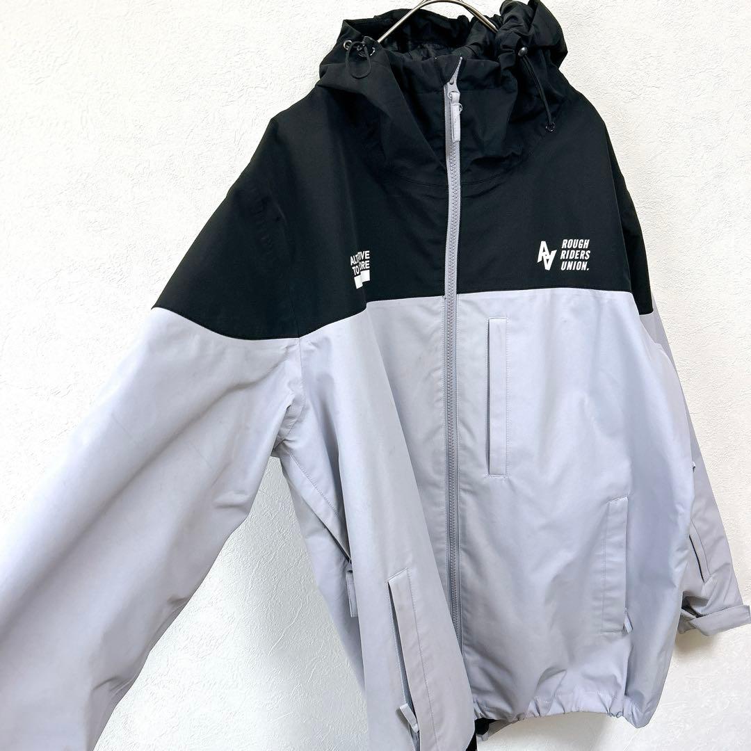 ダブルエーハードウェア スノーボードウェア レディース L 上下セット パープル