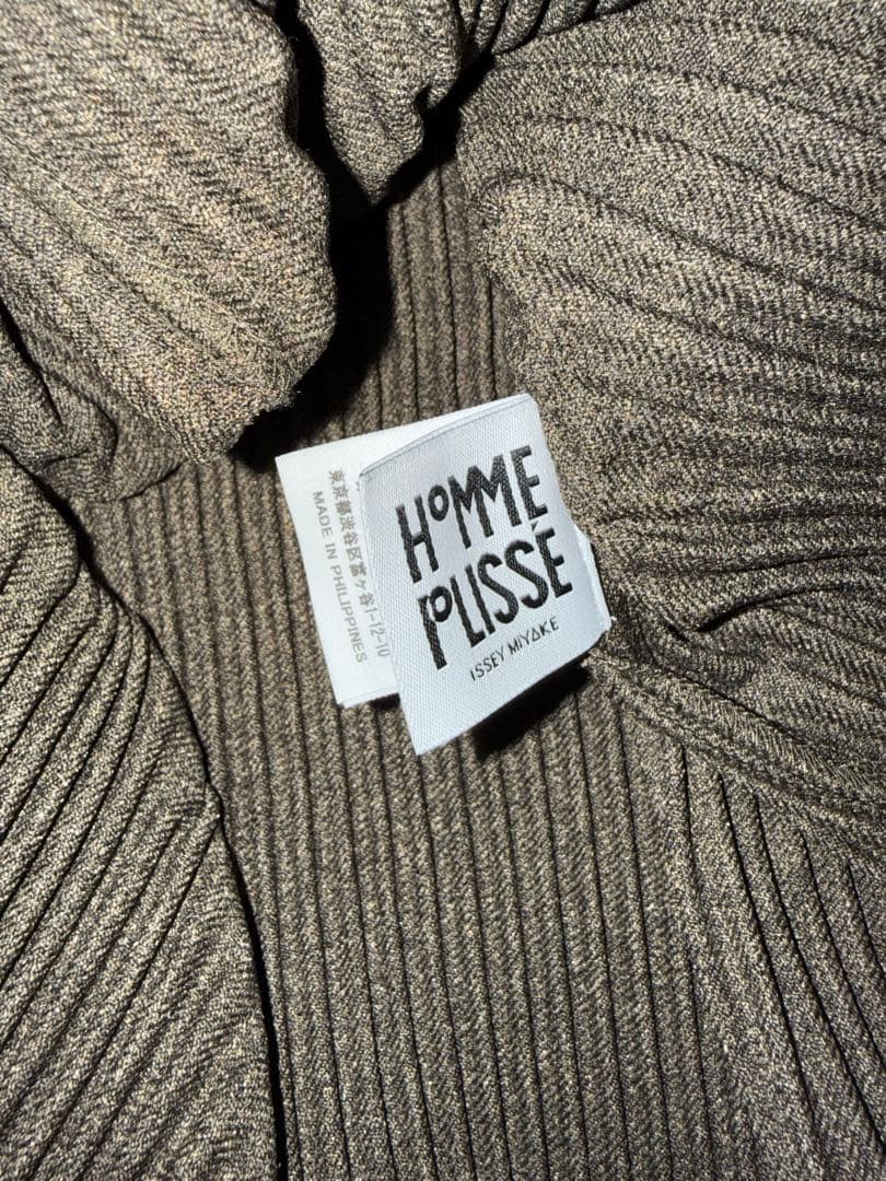 HOMME PLISSE WOOL LIKE LIGHTブラウンサイズ1　コート