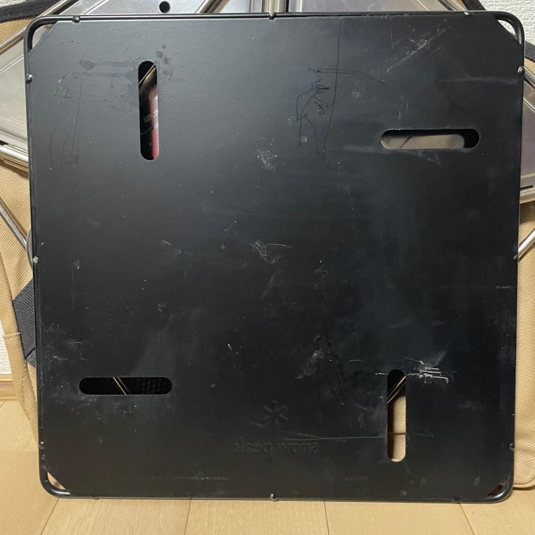 【美品】スノーピーク　焚き火台Mスターターセット　グリルブリッジ付