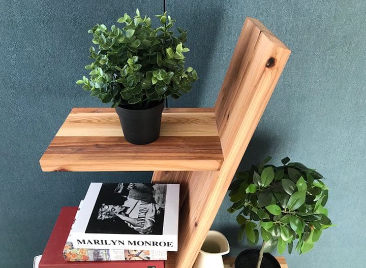 【送料無料】 シェルフ アングルタワー スギ