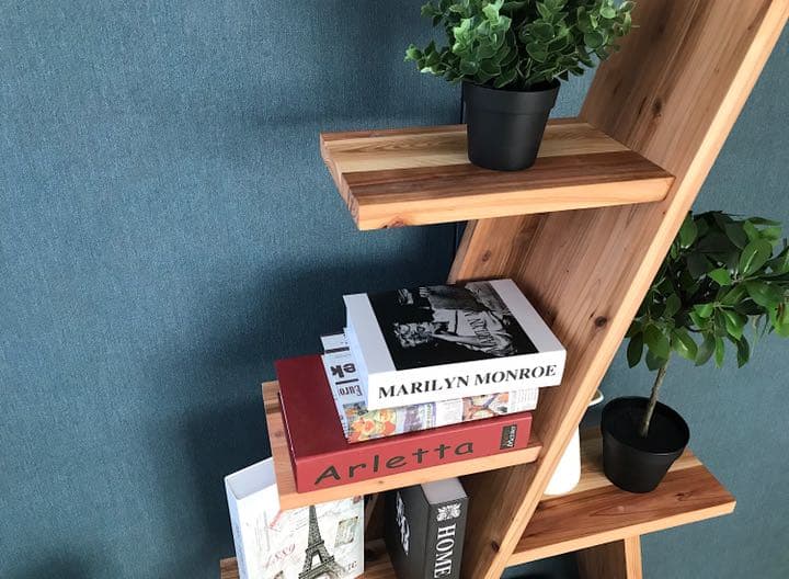 【送料無料】 シェルフ アングルタワー スギ