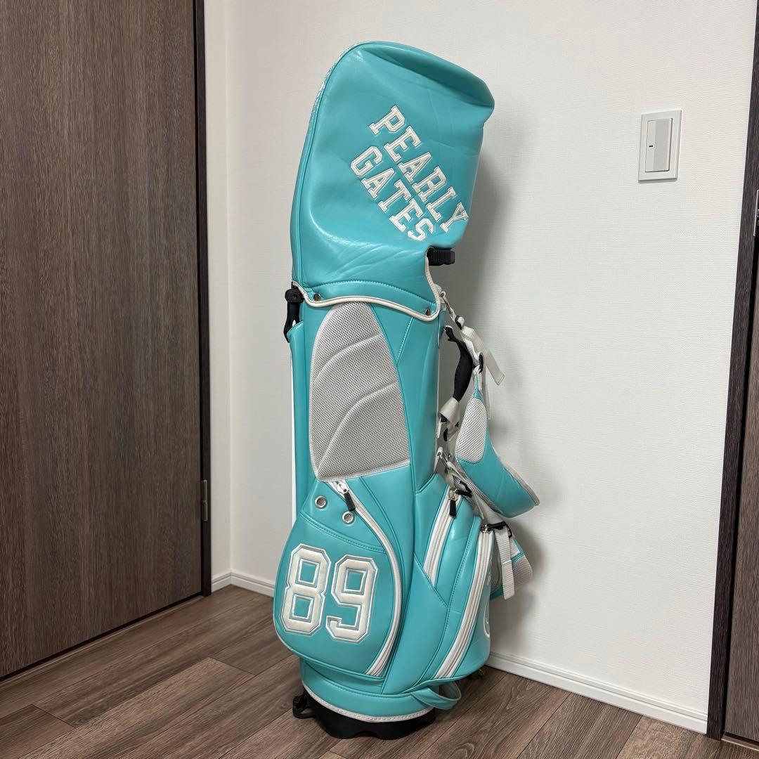 PEARLY GATES キャディバッグ 89 アクアブルー