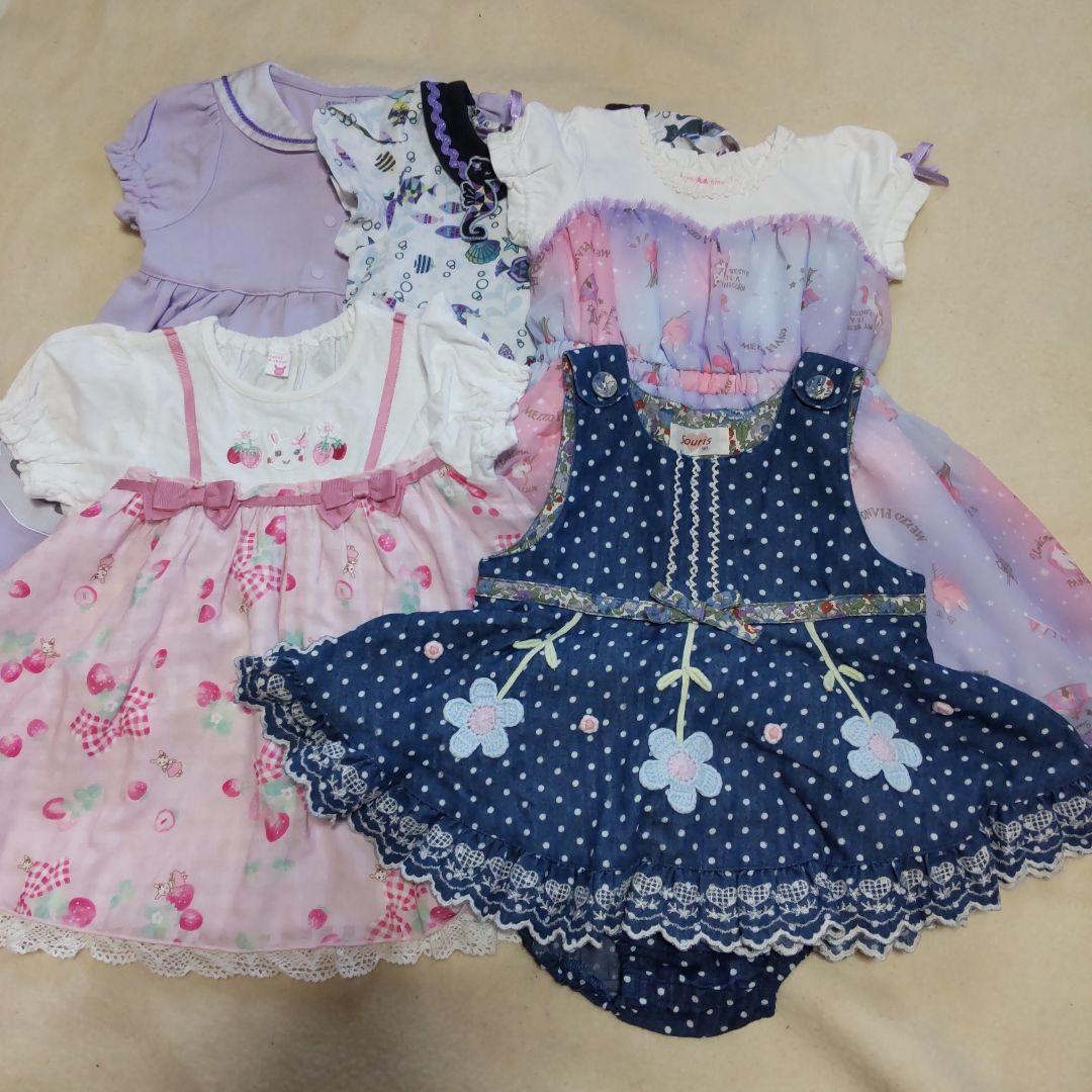 スーリーsourisミルキースーツ ワンピース メゾピアノ アナスイミニ