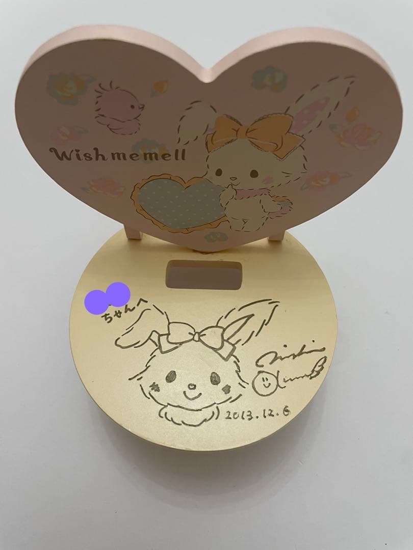 い*。様 ウィッシュミーメル　モバイルスタンド　奥村心雪さん　直筆サイン　サンリ