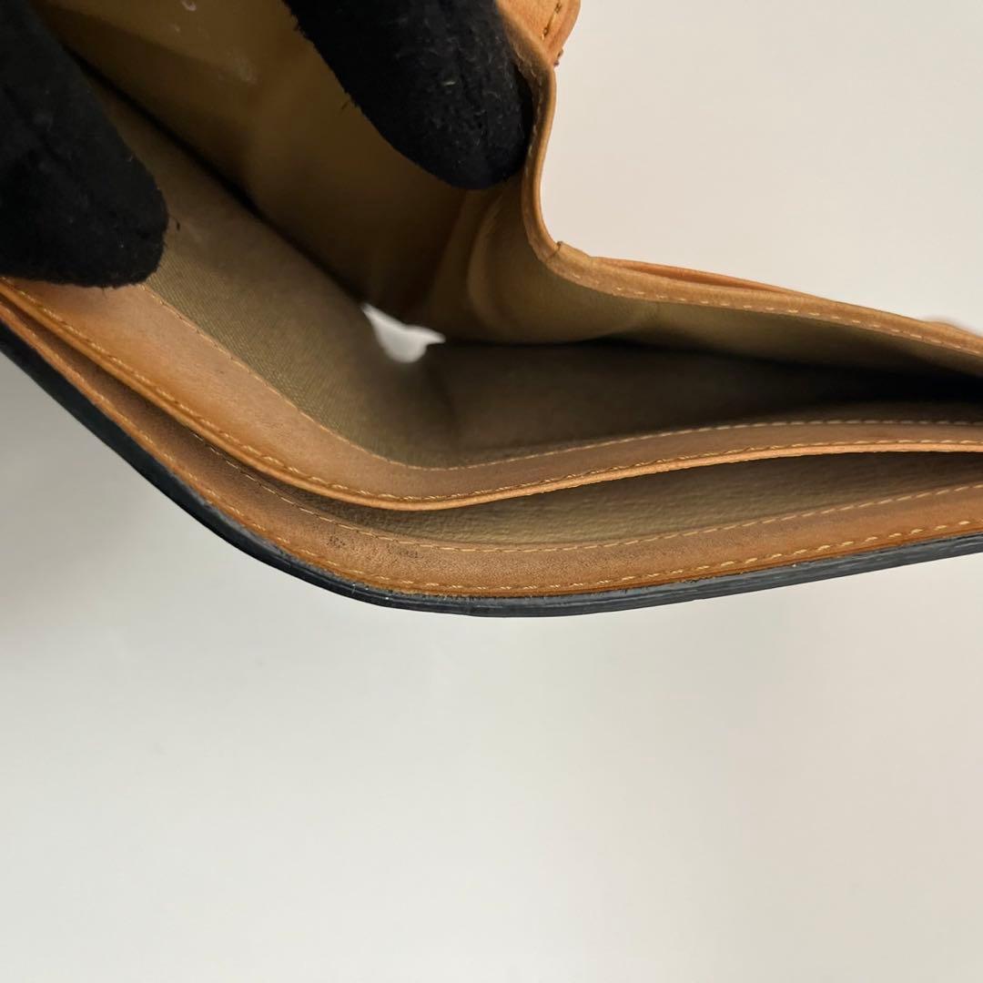 キプリス モルフォ コードバン 二つ折り財布 黒 本革 レザー ブラック