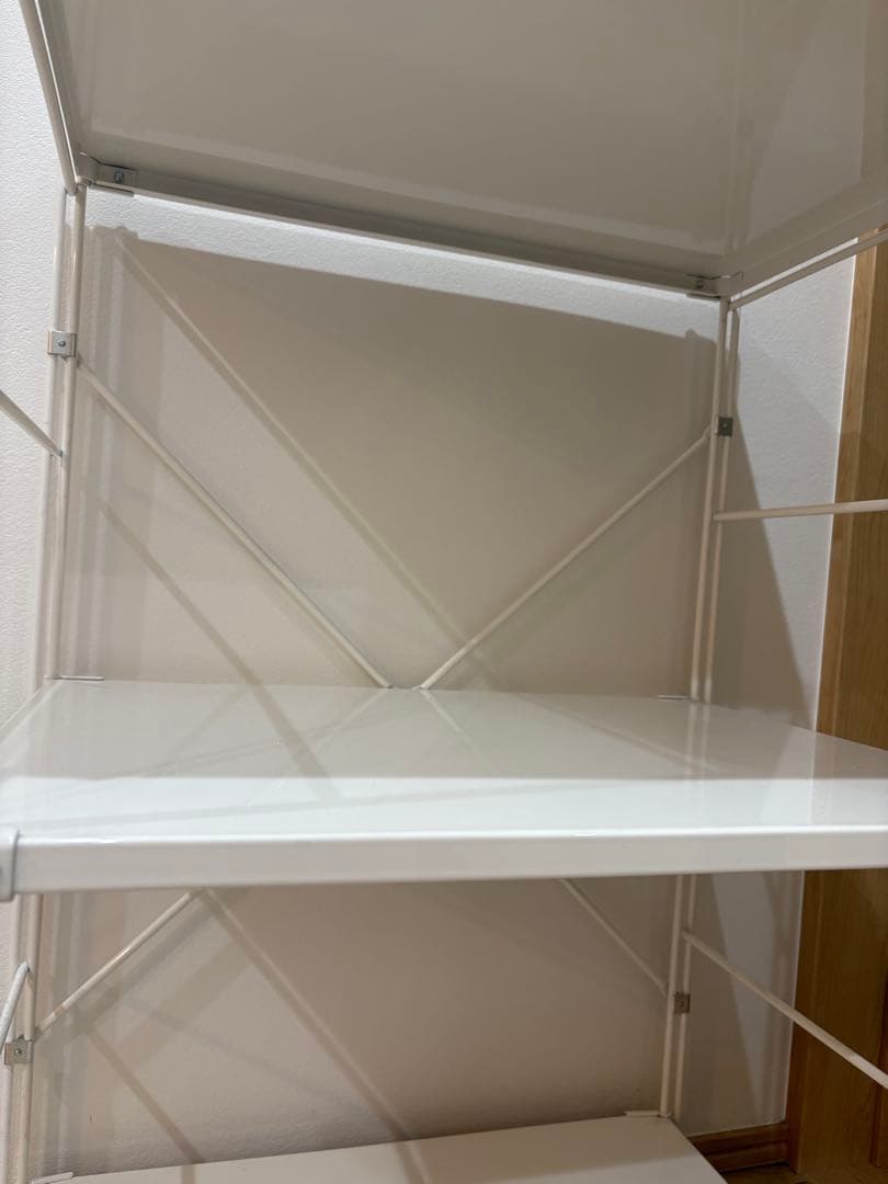 【無印良品】MUJI スチールユニットシェルフ　ライトグレー