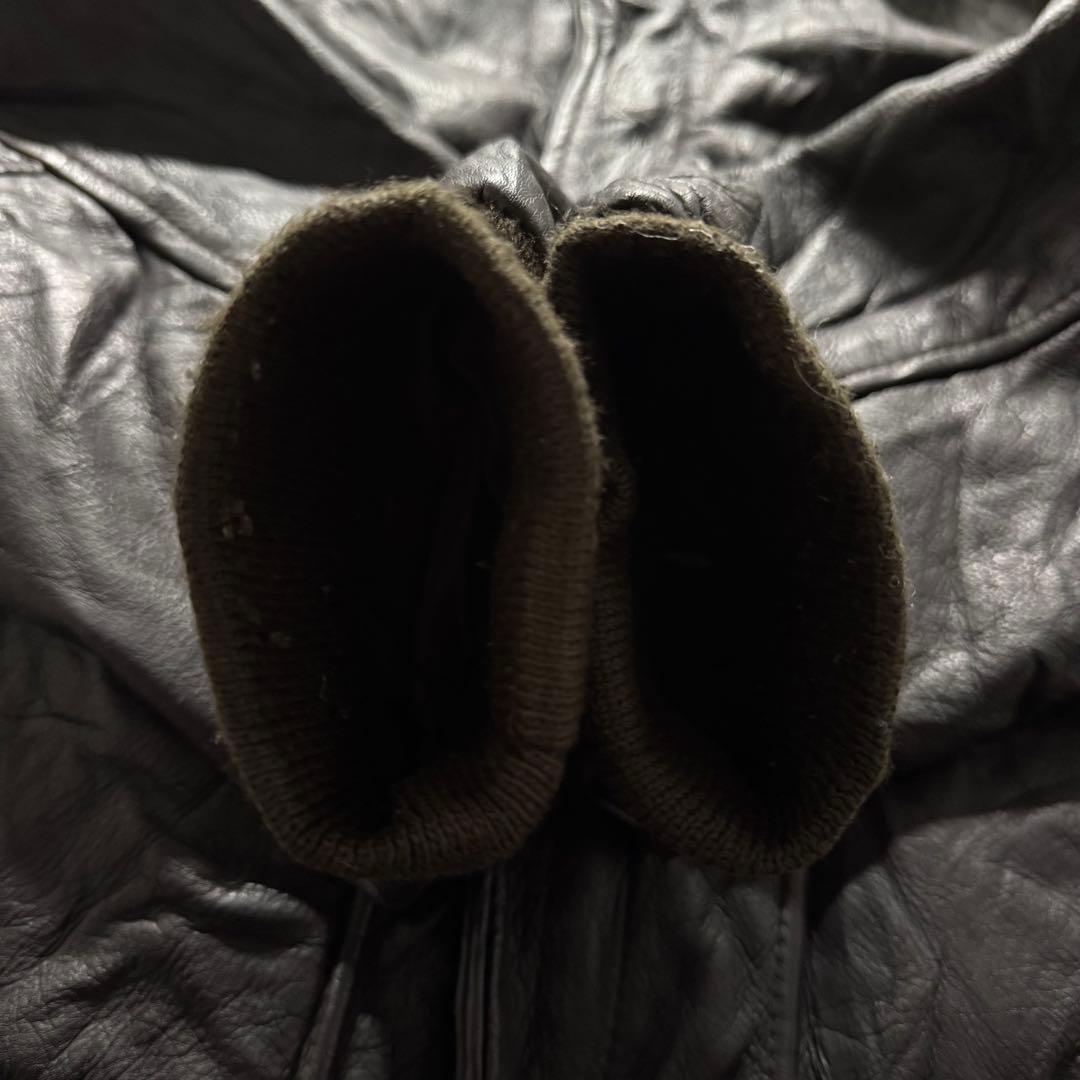 【80s vintage】フライトジャケット　XL G-1 A-2 牛革　短丈