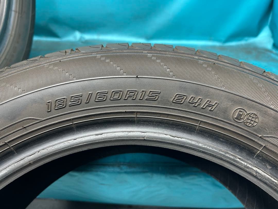 2024年製185/60R15バリ山！中古タイヤ4本セット　夏タイヤ