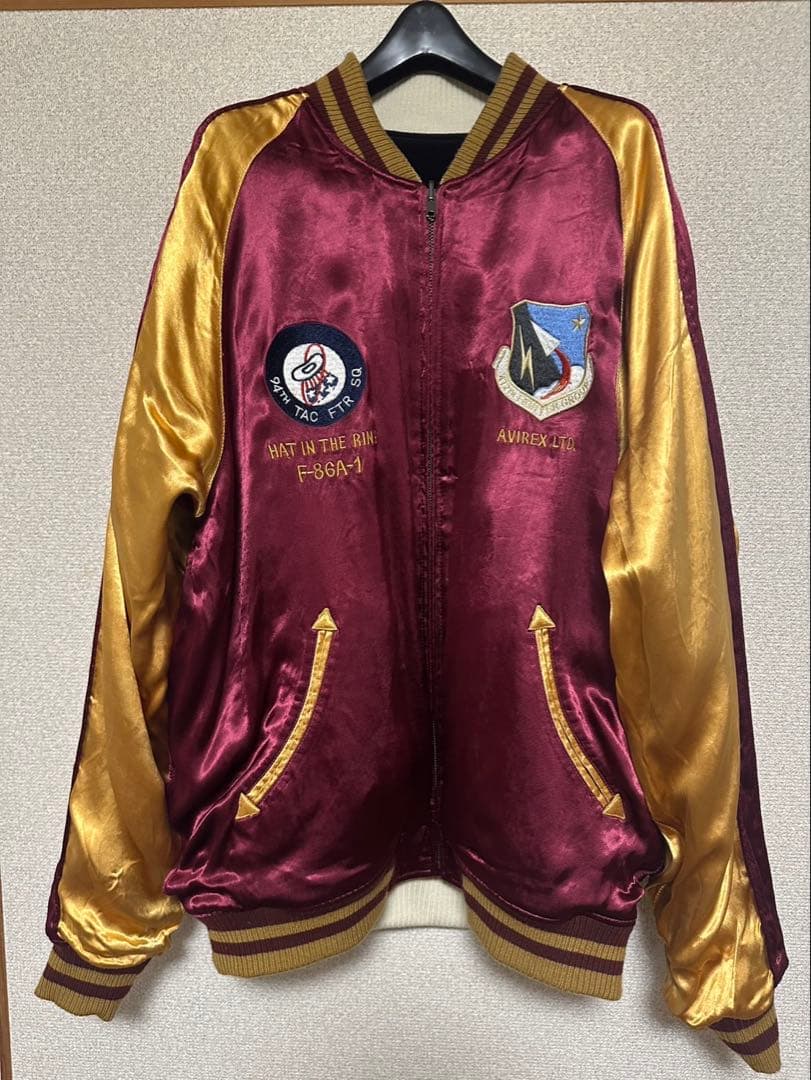 2024年モデル　アヴィレックス　リバーシブルスカジャン