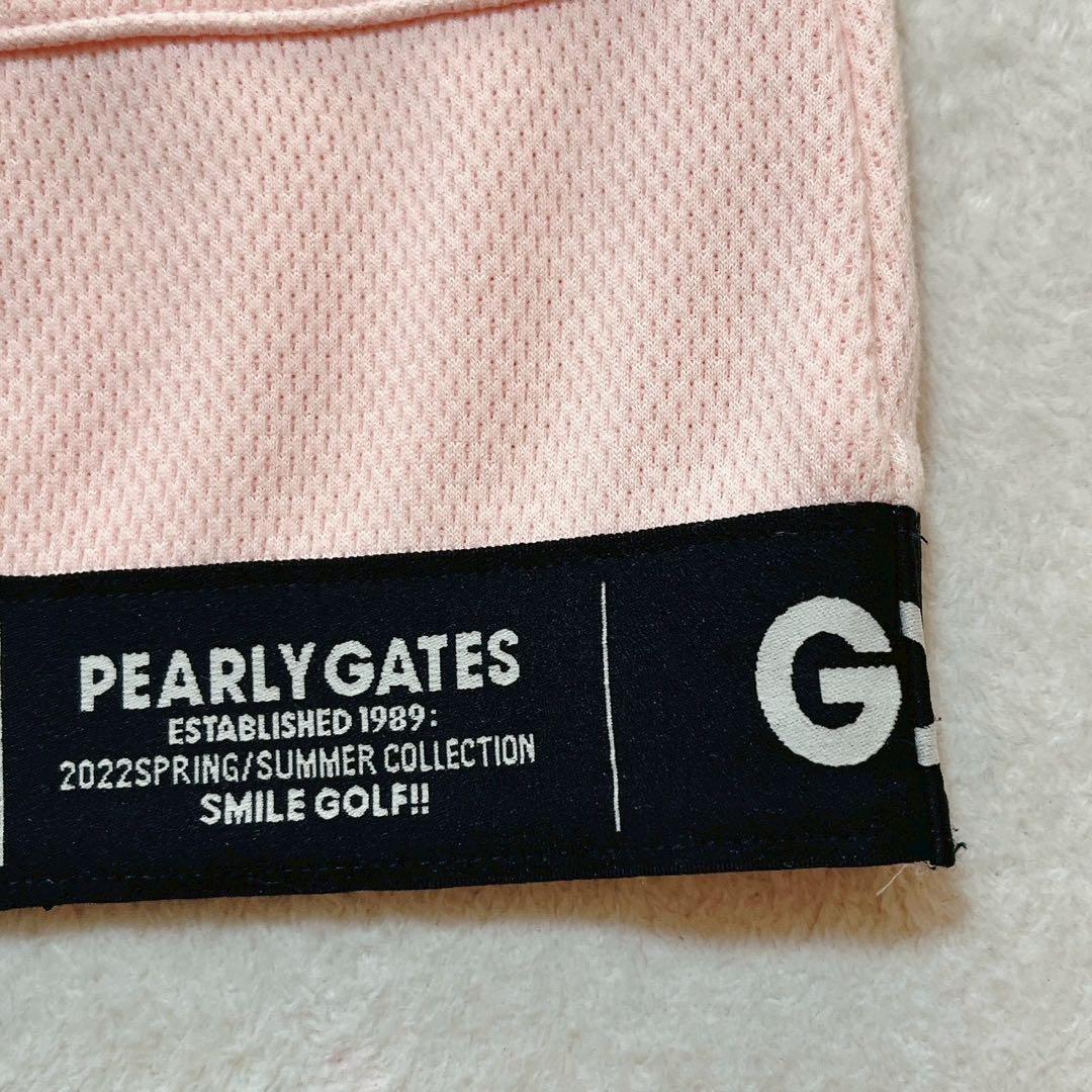極美品　パーリーゲイツ　近年　2022　セットアップ　ハニカムWフェィス　ピンク