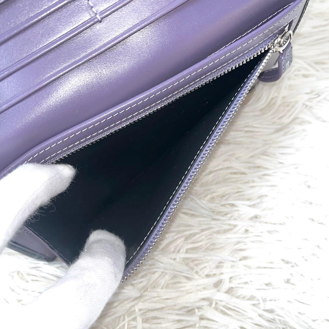 新品✨ETTINGER エッティンガー　長財布　ブラック　パープルコレクション